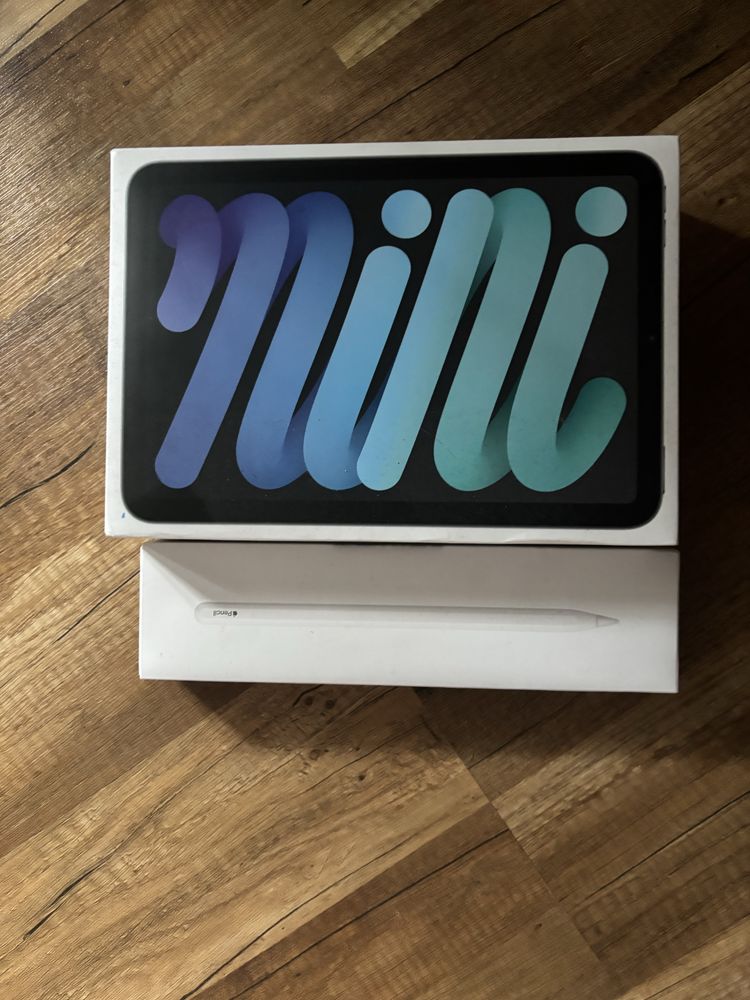 Ipad mini 6 cellular z Apple pencil gen2