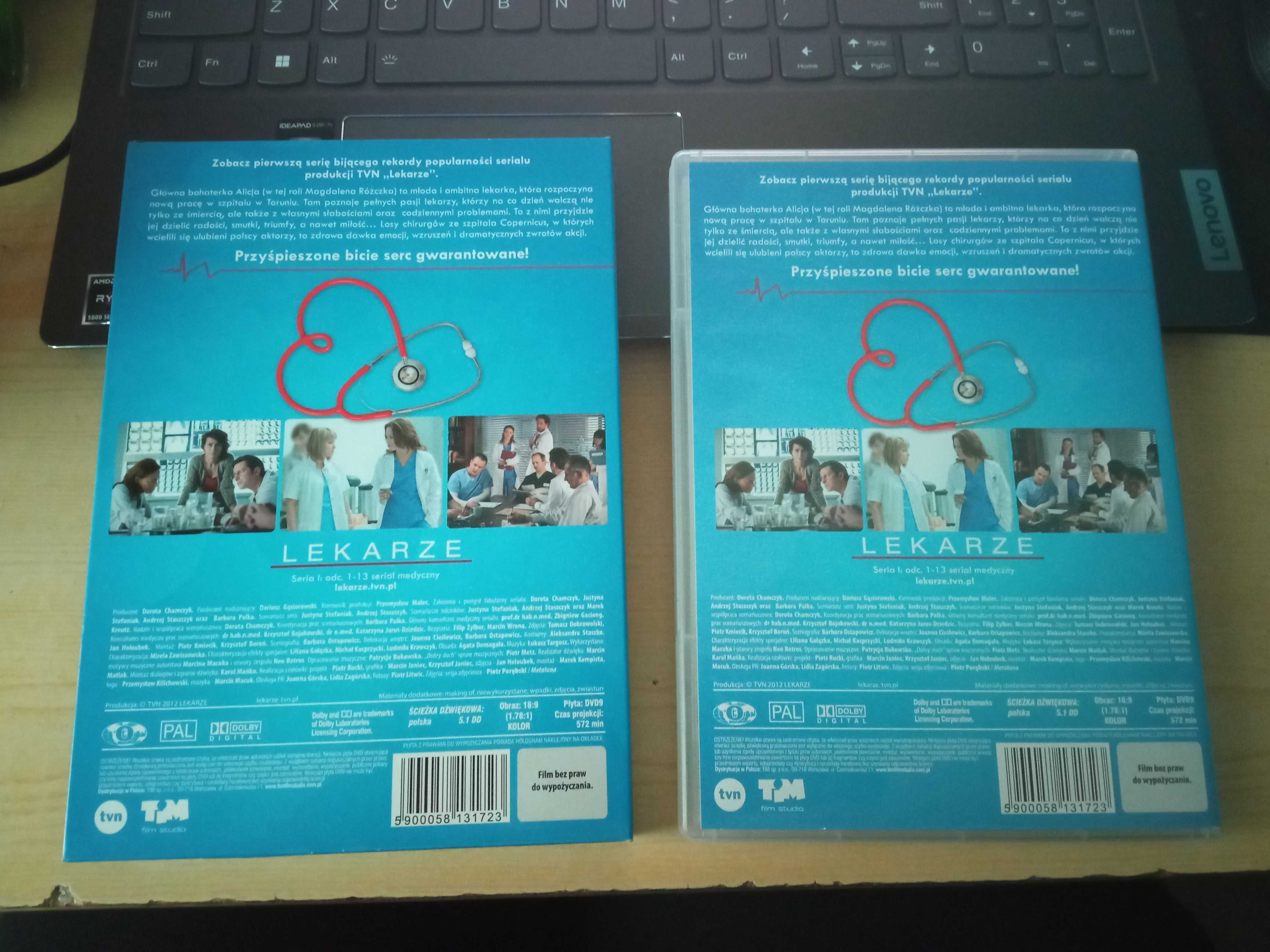 Lekarze sezon 1 na DVD
