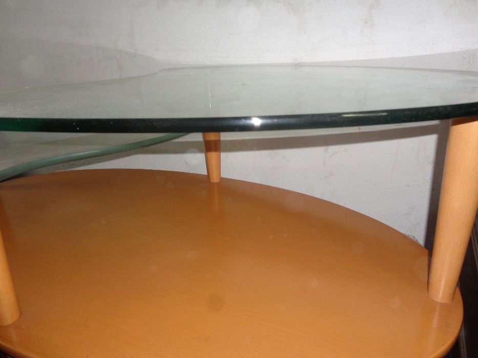 Mesa de centro Nova oval 120X75X46cm