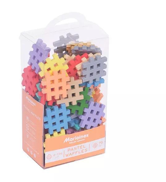 Klocki Waffle mini pastel 70 sztuk 667 Marioinex. Mario-inex