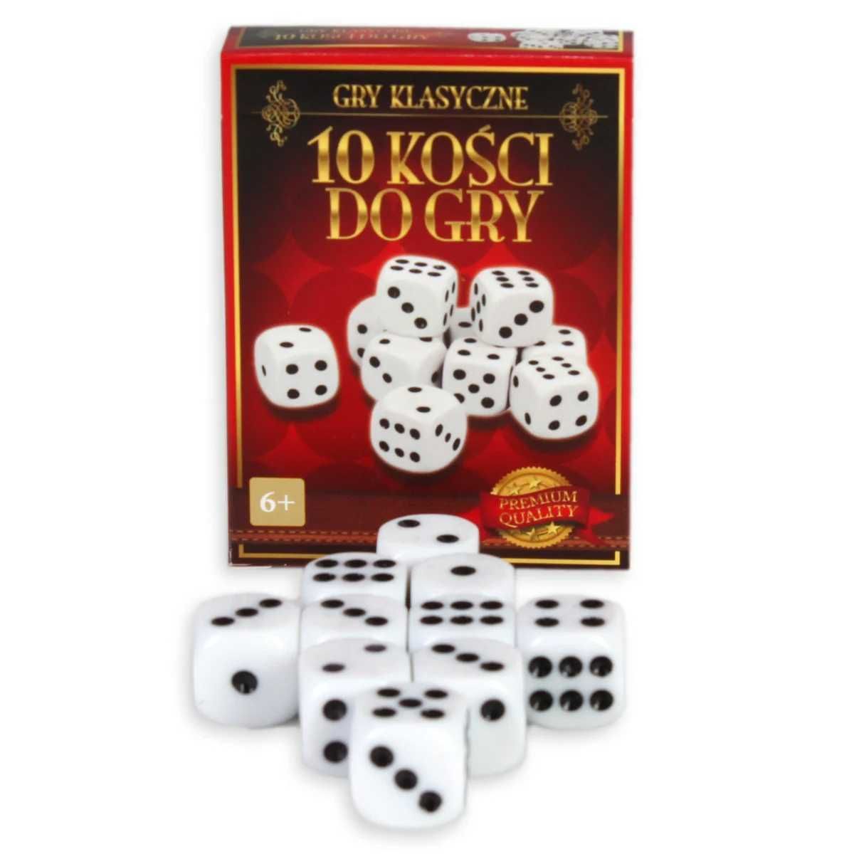 Gry klasyczne 10 kości do gry gra planszowa Classic empik