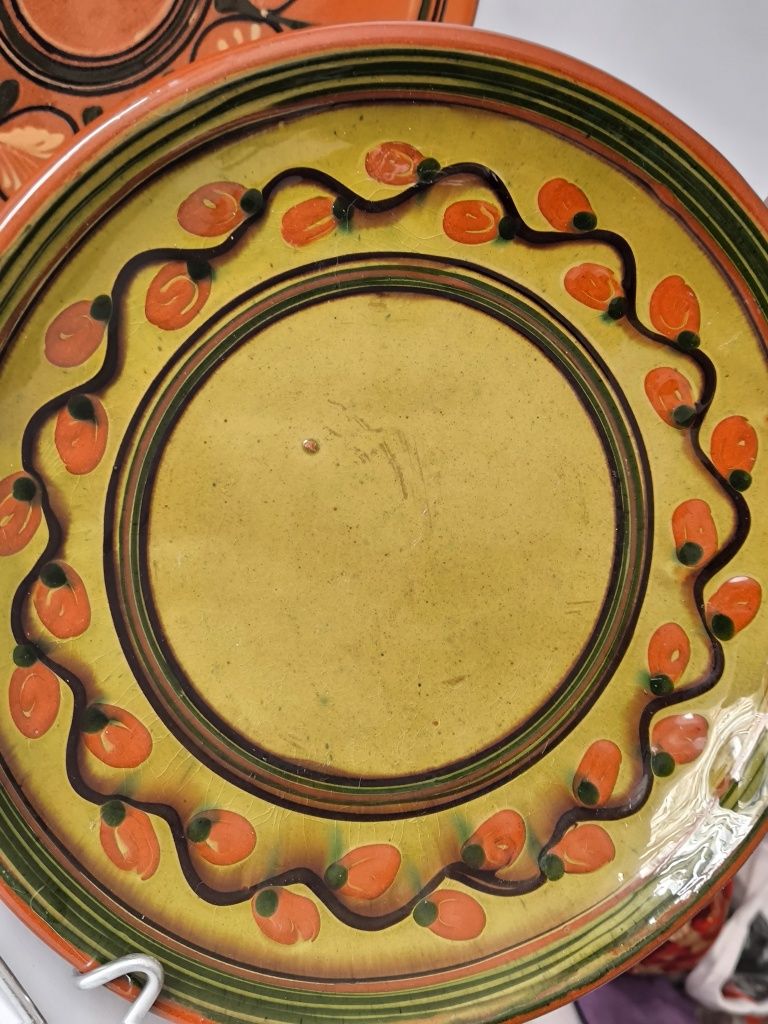 Talerz do zawieszenia Łysa Góra piękna stara ceramika