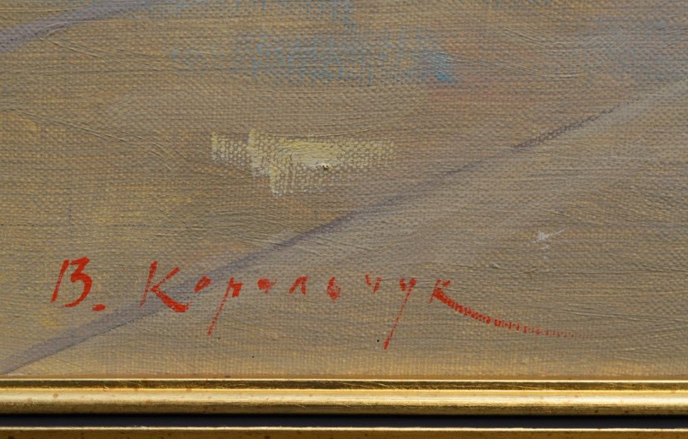 Картина, художник Корольчук В " Михайловский собор " 105х185см..