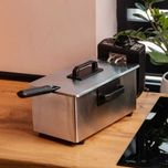 Фритюрниця електрична Esperanza 3л 2200Вт з нержавіючої сталі для дому