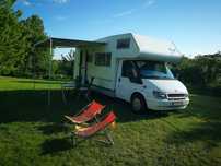 Wynajem Kamper ford 2.4d transit 2001 na 6 osób alkowa Głuska 93