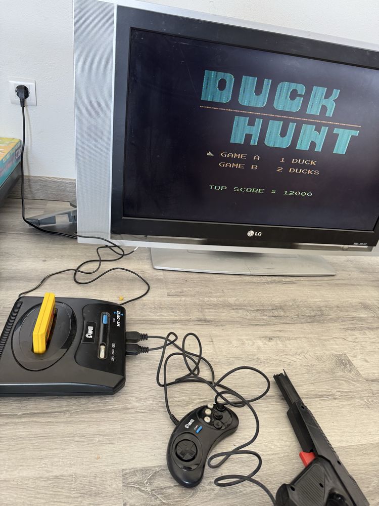 Consola jogos cassete retro MT-Drive completa
