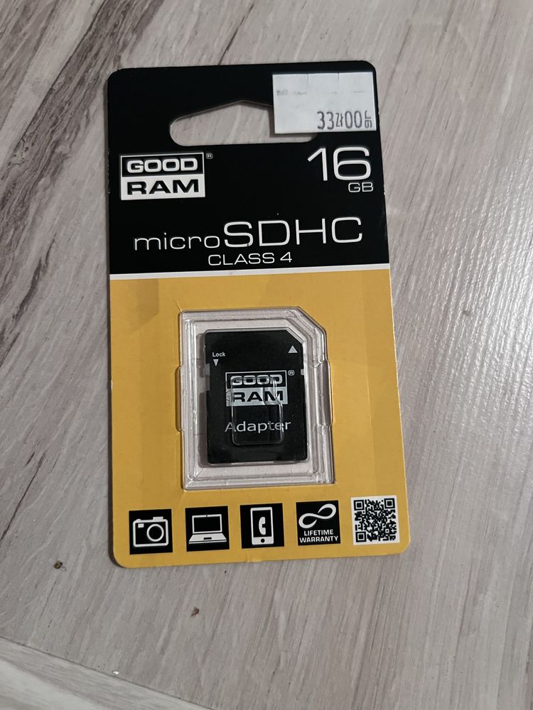 RAM microSDHC class 4