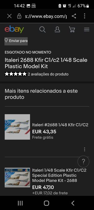 Special edition Kfir c1/c2