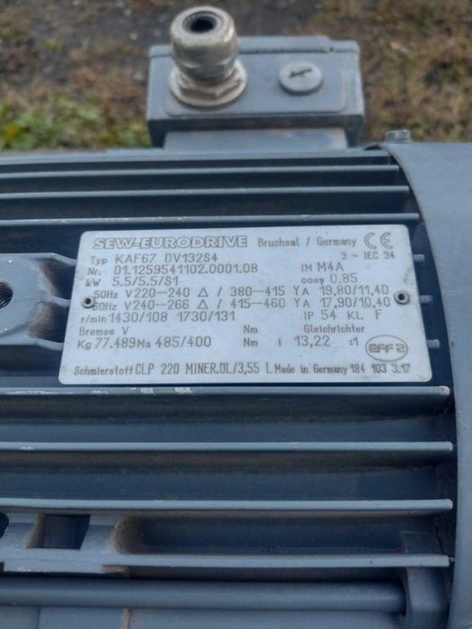 Silnik elektryczny 5,5 KW SEW- EURODRIVE