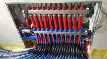 Montaż instalacji wod.-kan. oraz ogrzewania podłogowego, hydraulik.