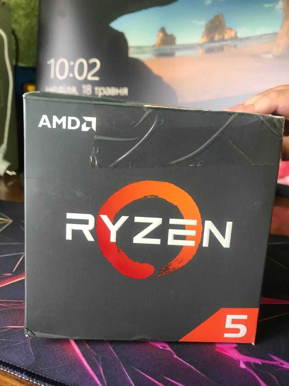 Продам комплект на  АМ4, материнка GIGABYTE B450М, AMD RYZEN 5 2600x