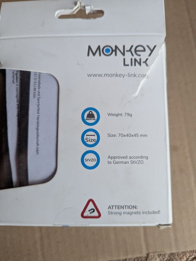 MonkeyLink Light Connect 100 Lux Przednie światło + wspornik Brose