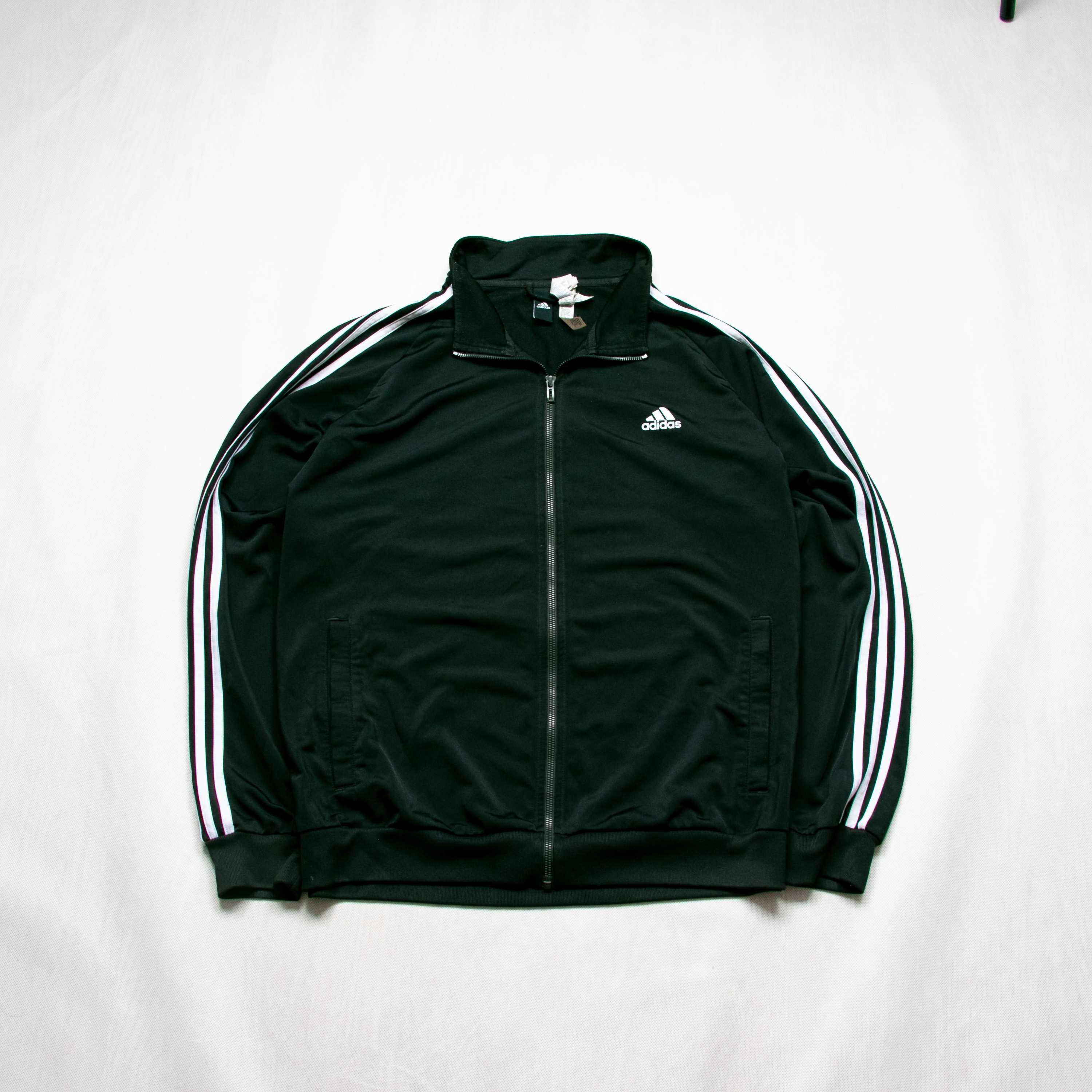 Adidas bluza dresowa z paskami XL/XXL oversize