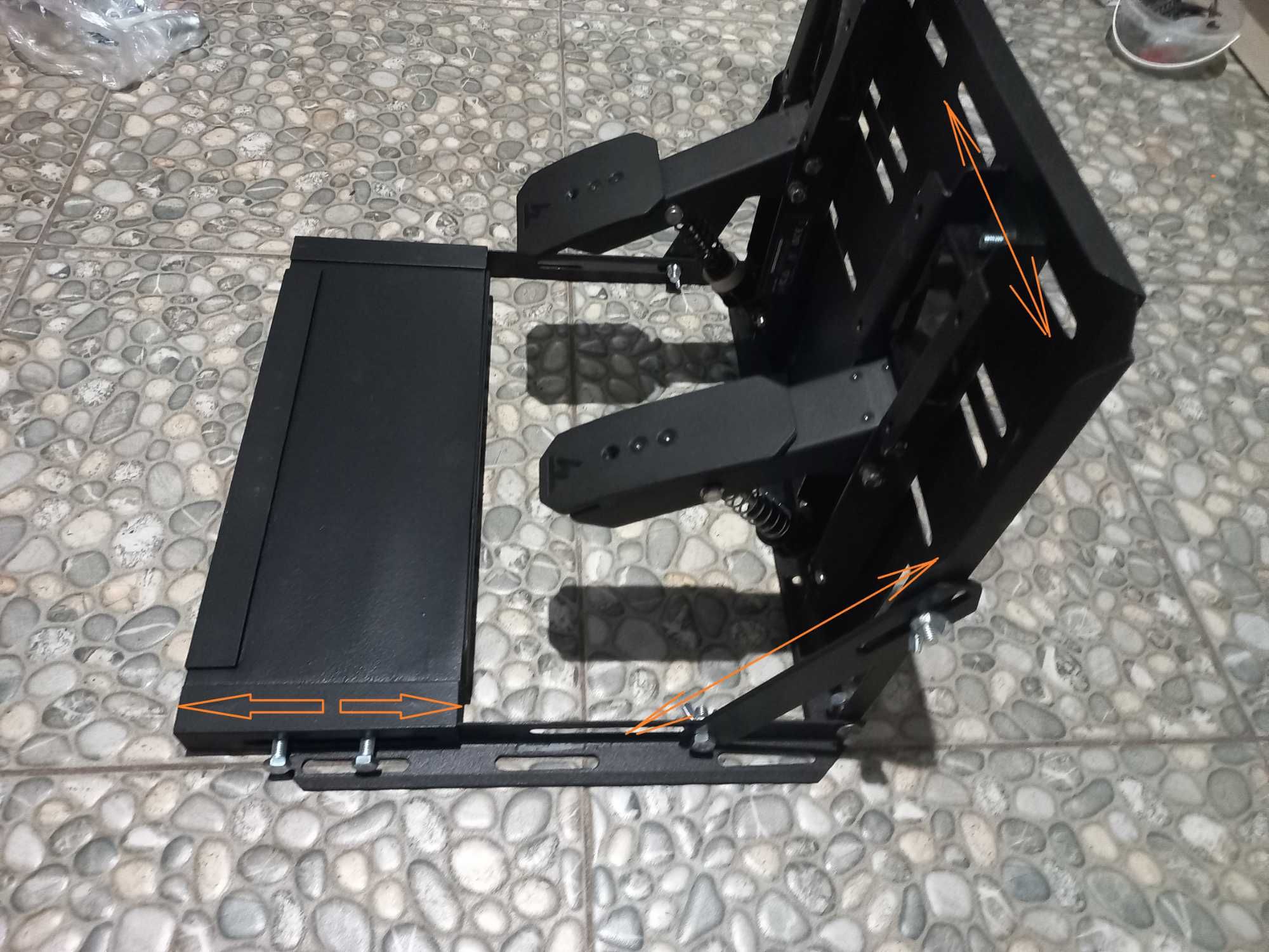 Площадка, платформа реверс для педалей Thrustmaster/Logitech/Fanatec..