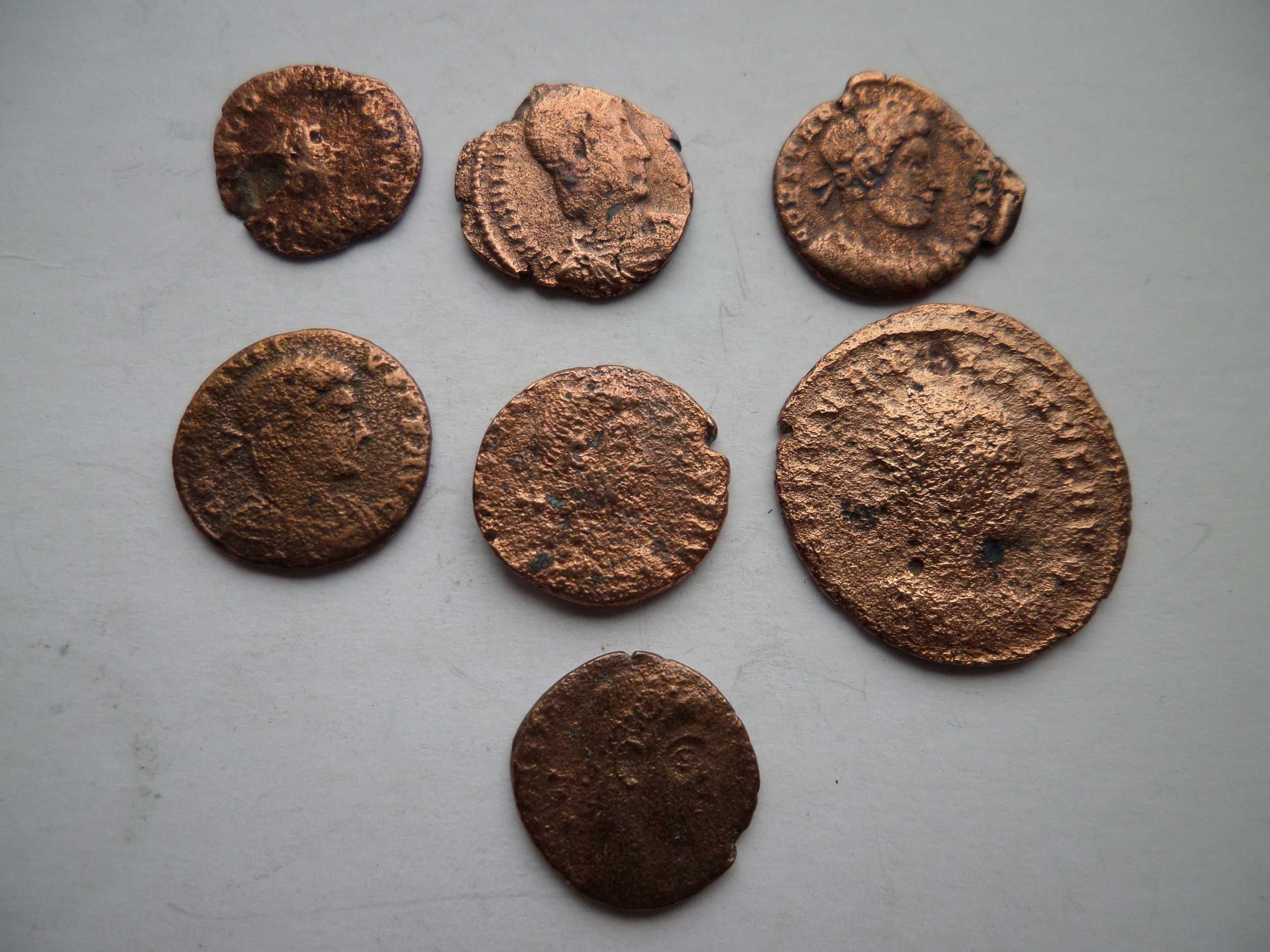 Lote 7  moedas Romanas