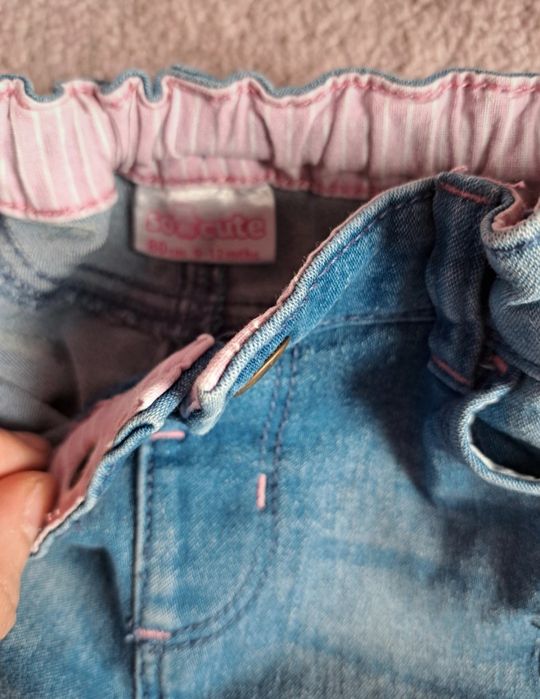 Spodnie, jeansy , boyfriend, 80cm