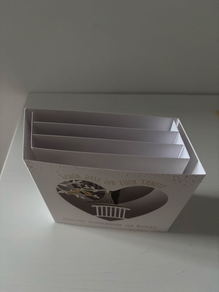 Kartka ślubna po niemiecku 3D pop-up na ślub niemiecka Hochzeit