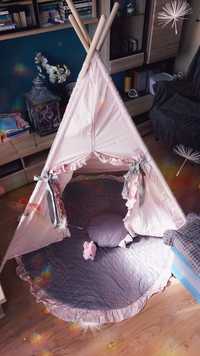 Namiot TIPI dla dziewczynki by My little room. Piękny z dużą matą