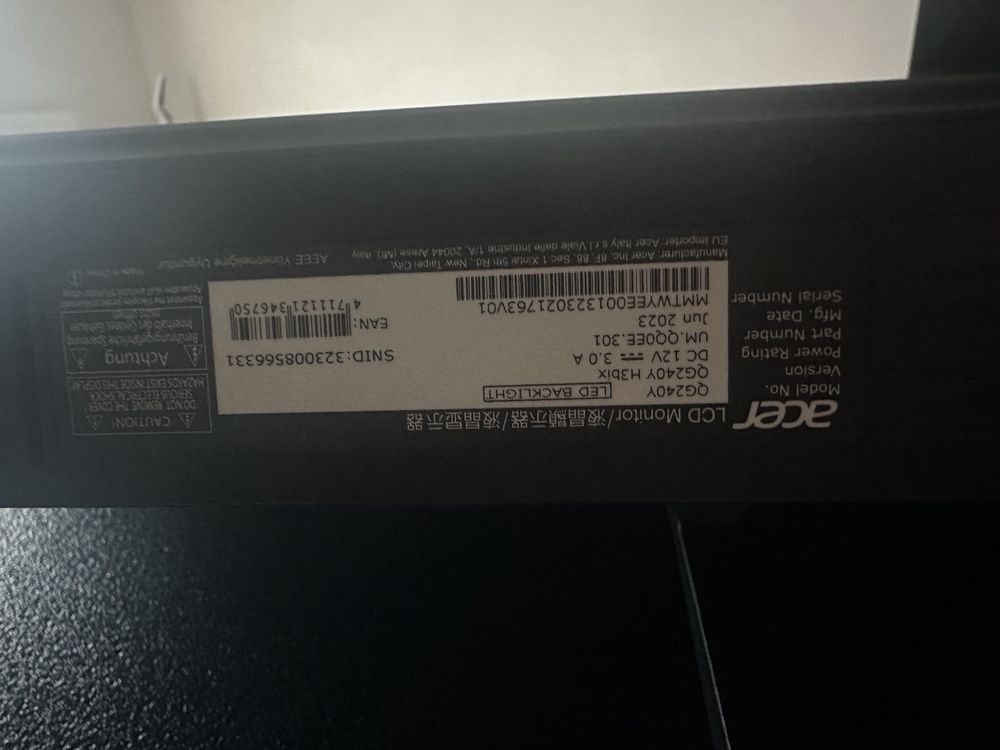 Monitor ACER 100 hz