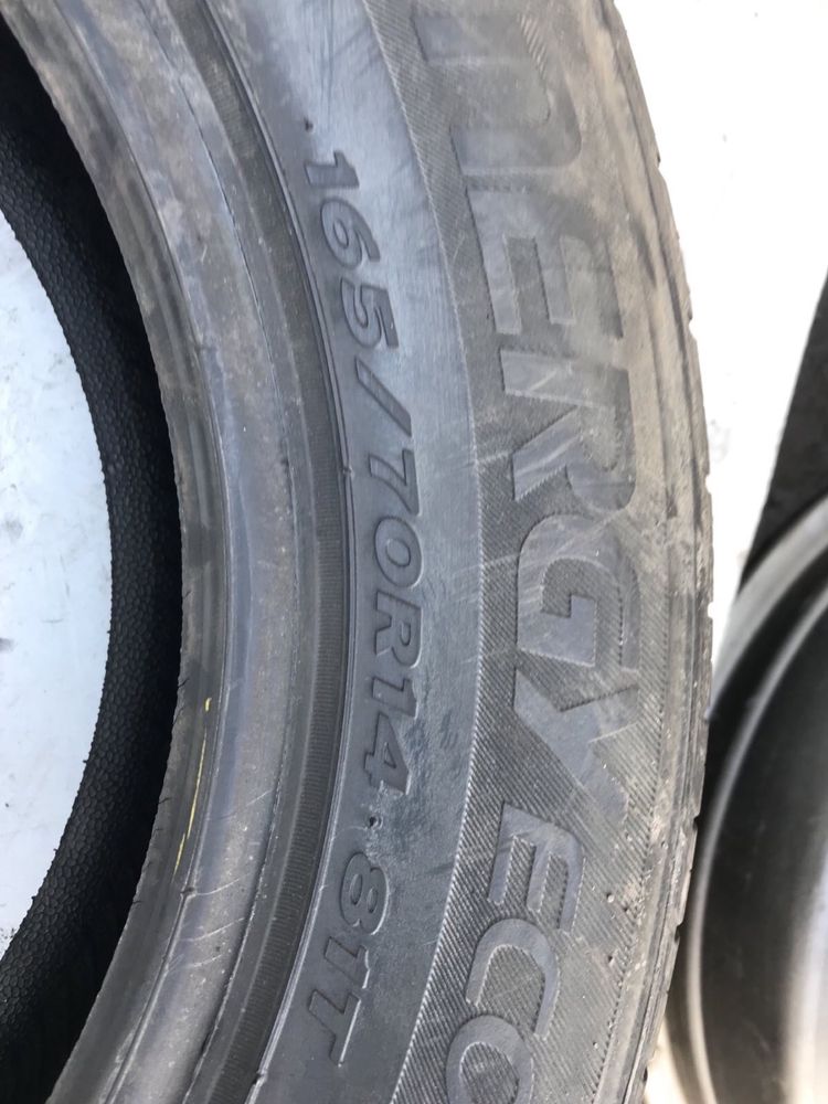 Шины Hankook 165/70r14 Лето Комплект Почти новые Склад Оригинал