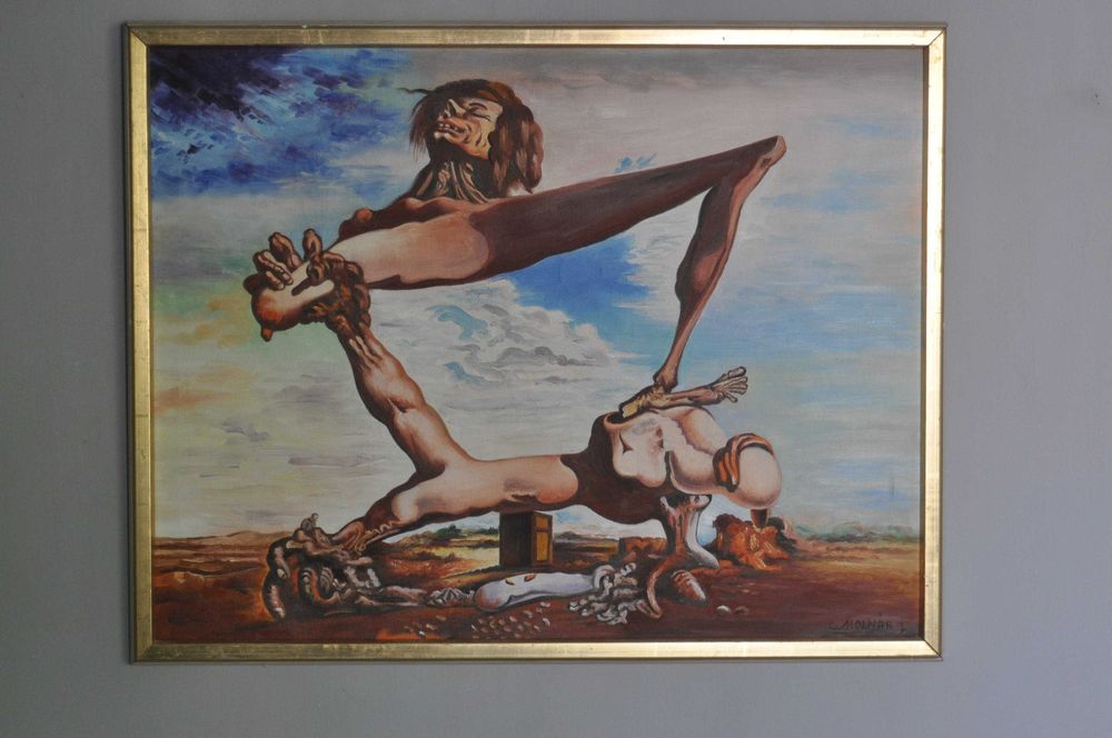 Obraz kopia wg Salvador Dali Olej na płótnie Syg.Molnár J "Miękka kons