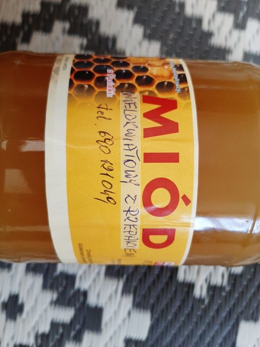 Miód 0.9L wielokwiatowy z rzepakiem