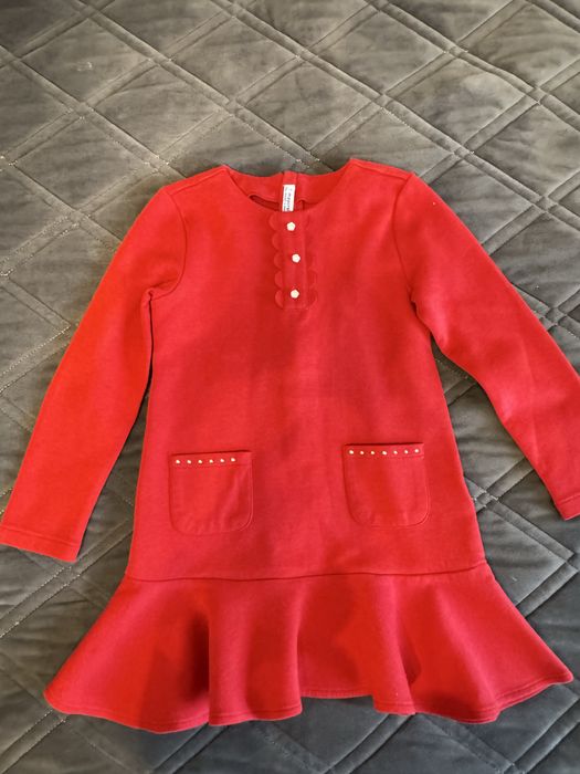 Сукня вишнева, на дівчинку, 122 см, Mayoral