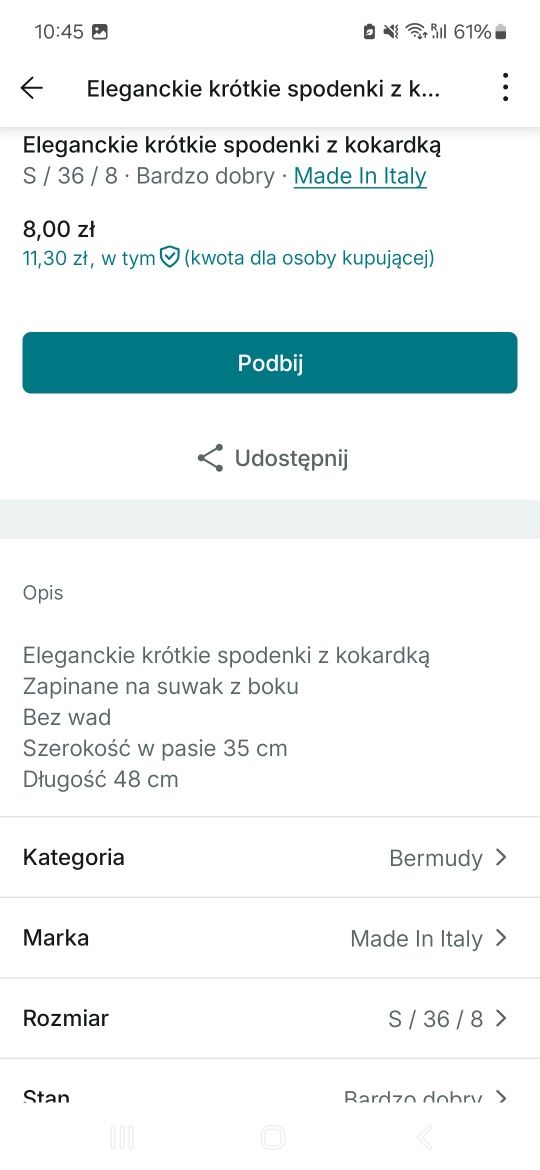 Krótkie spodenki s eleganckie z kokardą kokarda na suwak garniturowe k
