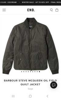 Barbour бомбер курточка