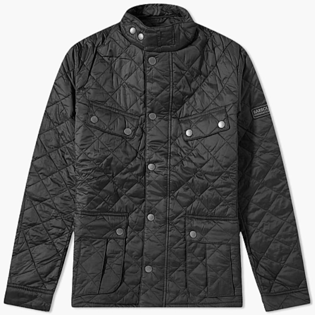 Детская курточна на осень бомбер Barbour International на мальчика 8-9