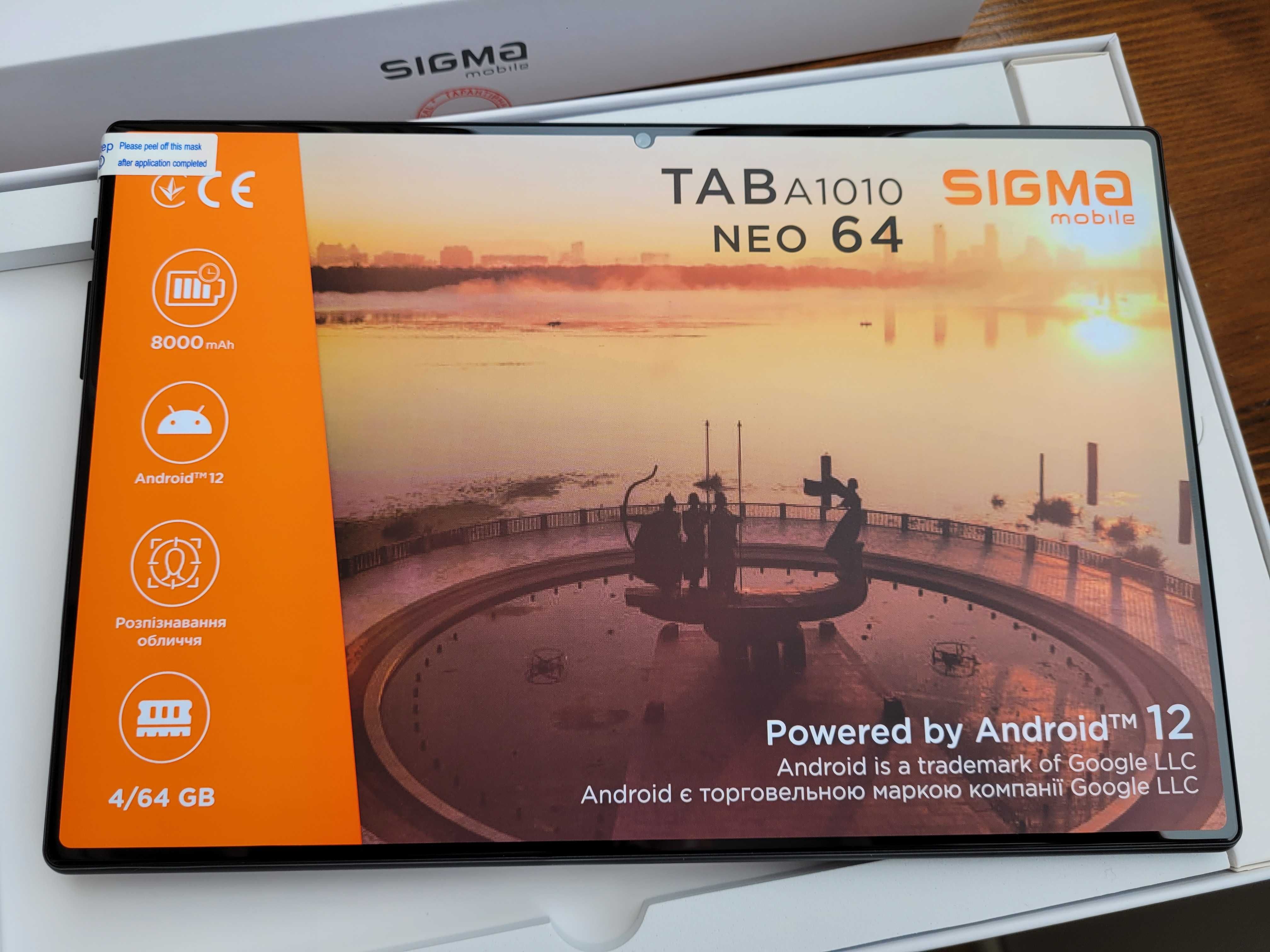 Планшет Sigma mobile Tab A1010 Neo 4/64GB LTE Black