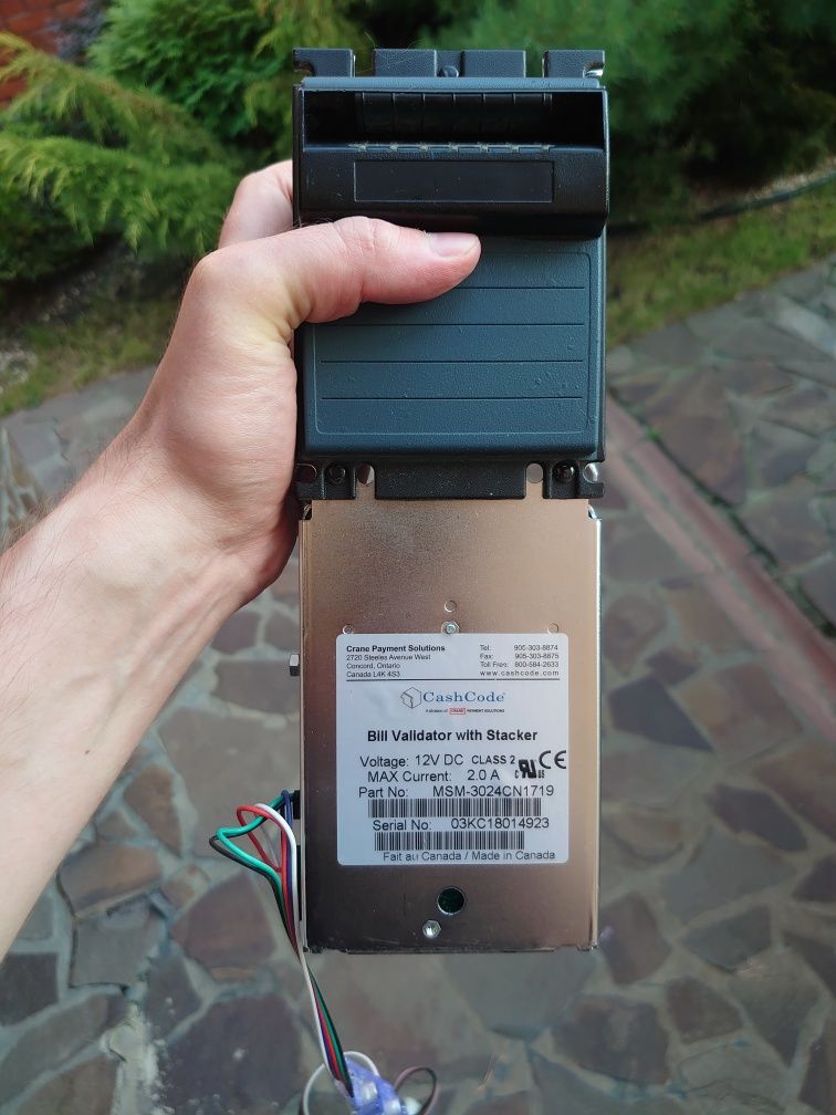 Купюроприймач MSM Cashcode 12v