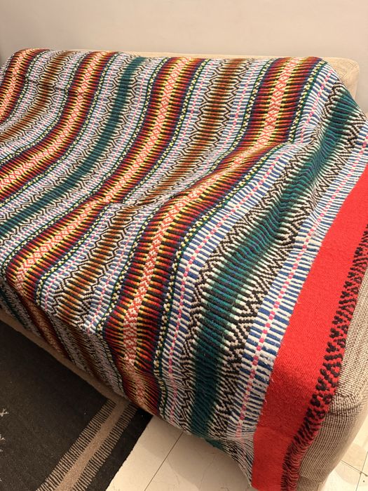 Manta tradicional alentejana em lã