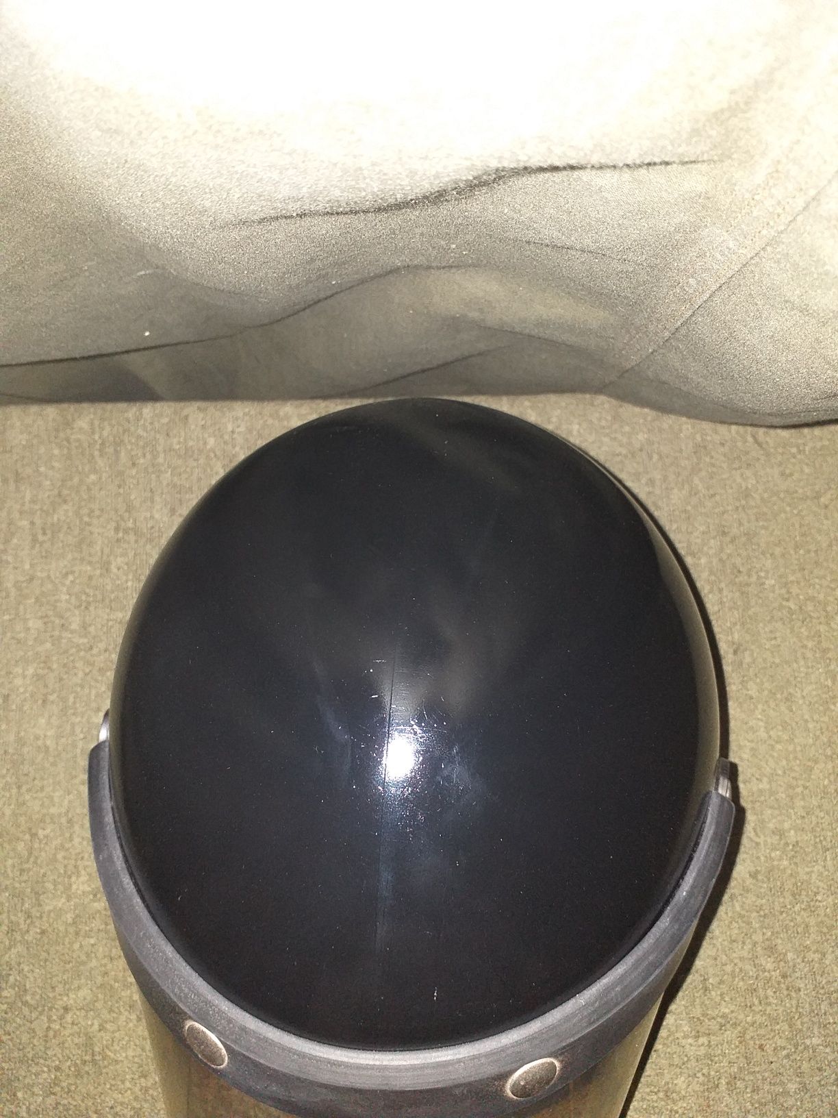 Kask na motor czarny,militaria,demobil,wojskowe,ŻW,policja,ochrona,WP