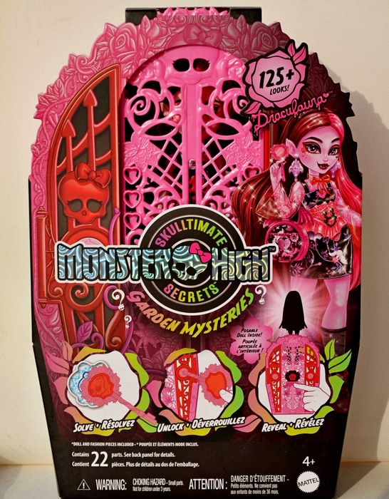 лялька Monster High Draculaura Skulltimate Secrets шафа з секретом