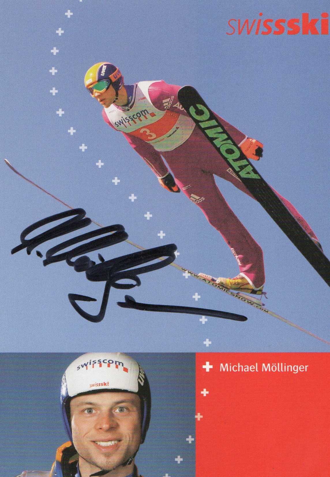 Michael Moellinger - autograf (skoki narciarskie)