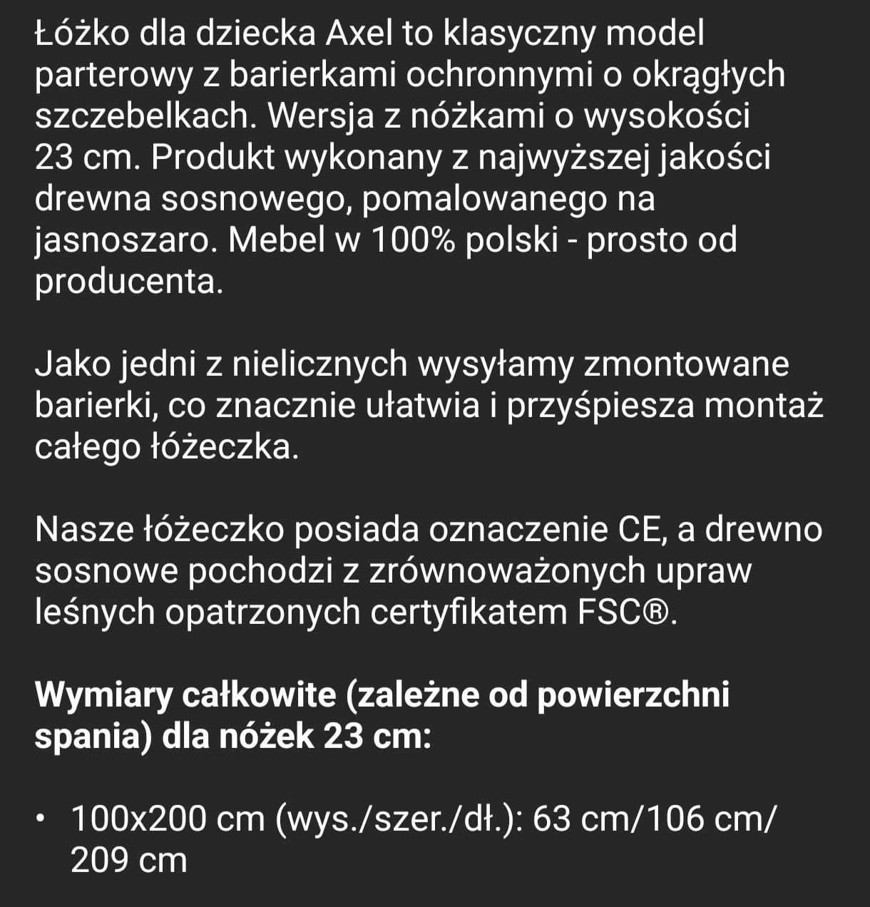 Łóżko dziecięce dla chłopak lub dziewczynki
