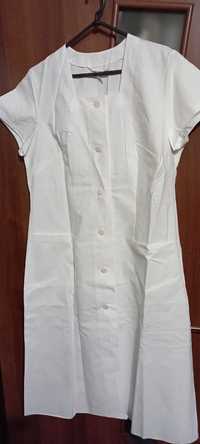 Медичний білий халат 42 розмір