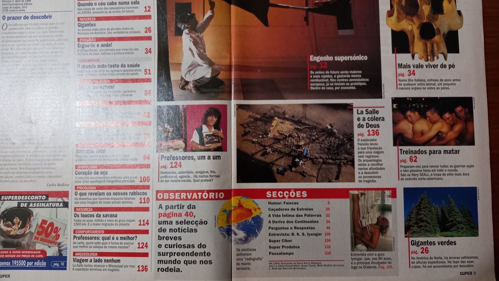 Super Interessante n° ZERO de 1998 a primeira