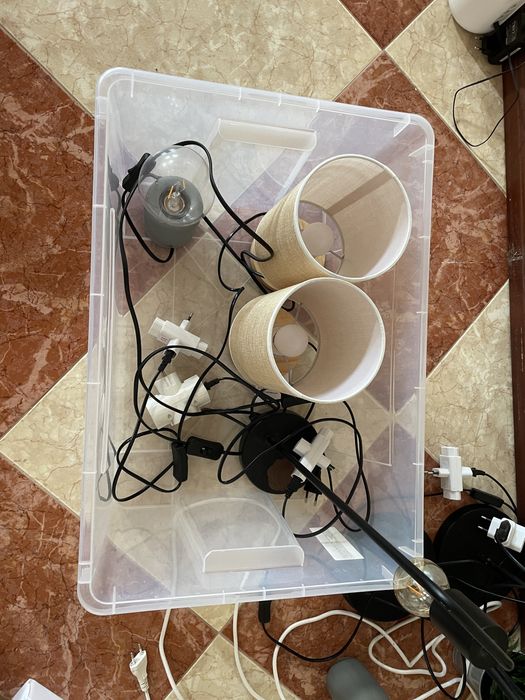 Candeeiros varios cores e modelos