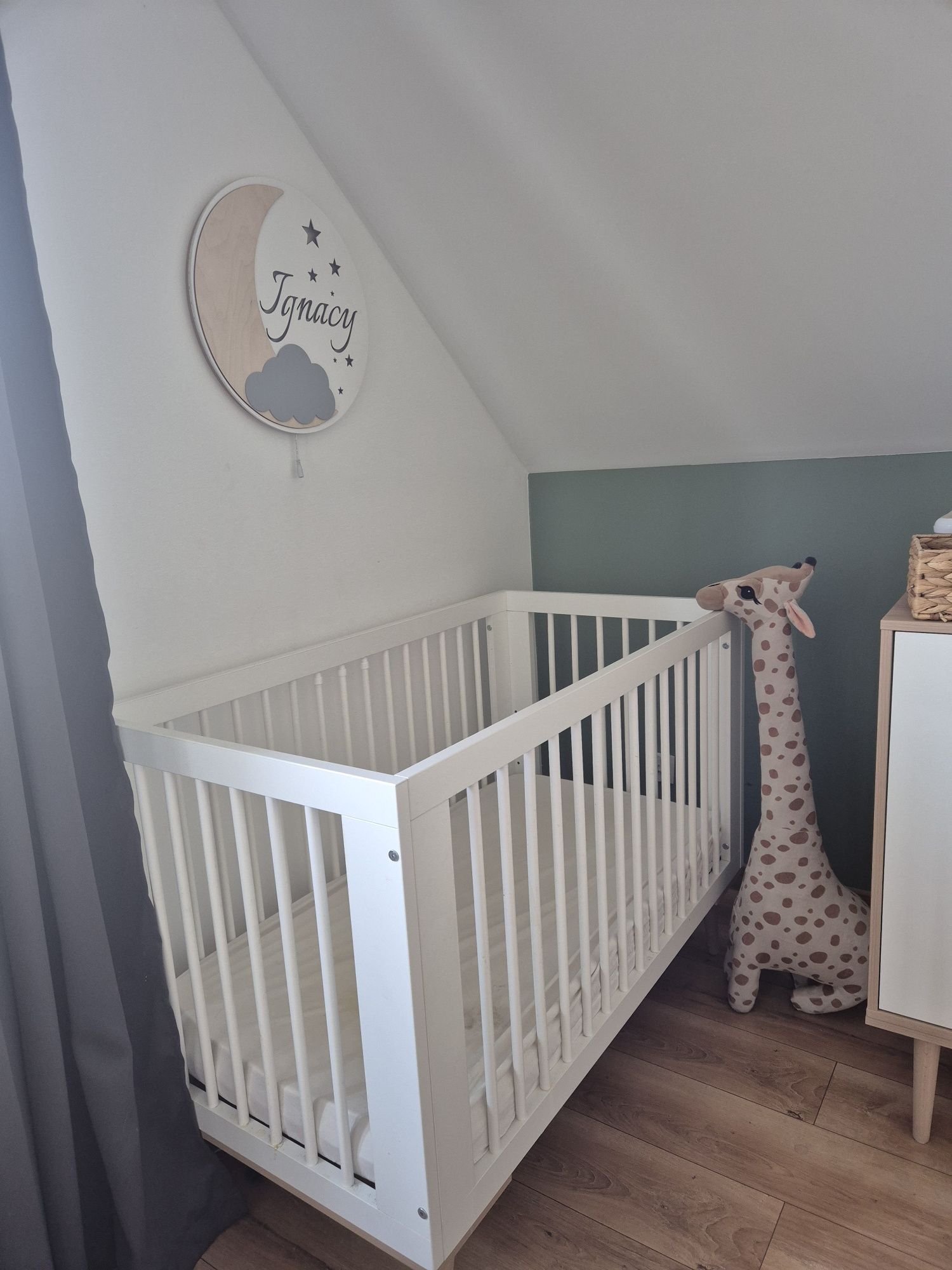 Łóżeczko materac klupś Łóżeczko sofie 120×60 białe