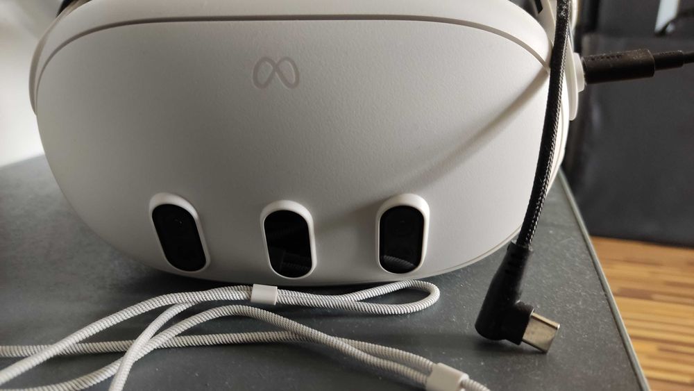 Gogle VR Meta Quest 3 Oculus 128GB + BOBOVR M3 PRO pasek jak nowe