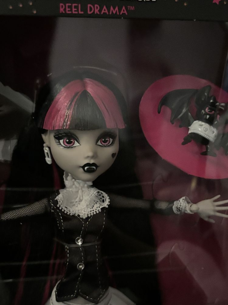 Monster High draculaura reel drama nib mattel