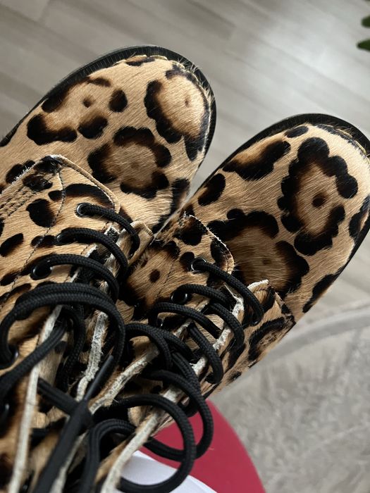 Ботинки лео шерсть пони 39 40 розмір Solovair Louboutin