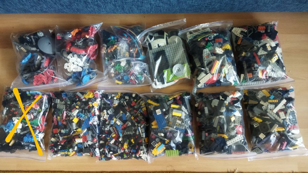 Лот LEGO 4 кг + мініфігурки (32шт) (Bionicle, черепашки ніндзя і т.д)