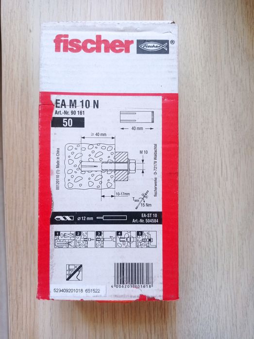Kotwa Fischer EAM10N