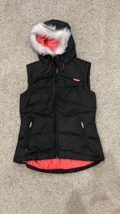 Colete de penas tam XS como novo