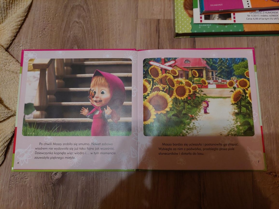 Masza I Niedźwiedź książki i puzzle