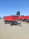 Przyczepa rolnicza dwuosiowa T710 6t lub 8t wywrotka Metal-Fach