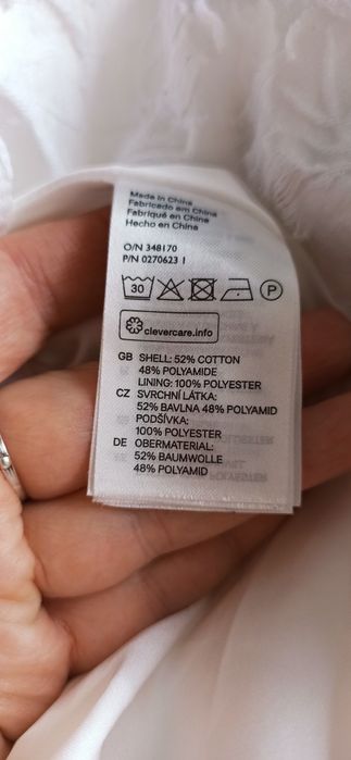 Sg Kremowa sukienka 34 , 36 XS  , S H&M piękna sukienka 34 , 36